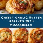 Cheesy Garlic Butter Rollups Recipe