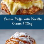 Cream Puffs with Luscious Vanilla Cream Filling Recipe