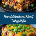 Southwest Rice and Ground Turkey Skillet Recipe