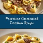 Cheesesteak Tortellini in Rich Provolone Sauce Recipe