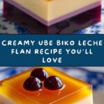 Ube Biko Leche Flan Recipe