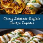 Jalapeño Cream Cheese Buffalo Chicken Taquitos Recipe
