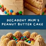 M&M’s Peanut Butter Cake with Peanut Butter Frosting Recipe