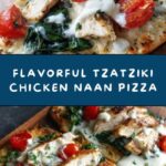Tzatziki Chicken & Veggie Naan Pizza Recipe