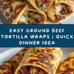 Ground Beef Tortilla Wraps Recipe