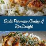 Chicken with Garlic Parmesan Rice Recipe