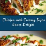 Crispy Chicken with Creamy Dijon Sauce Recipe