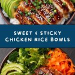 Sweet & Sticky Chicken Rice Bowls Recipe