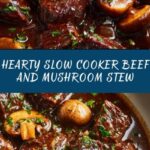Slow Cooker Beef and Mushroom Stew Recipe