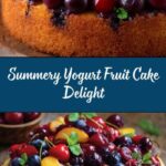 Easy Summer Fruit Cake with Yogurt Recipe
