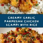 Chicken Scampi with Creamy Garlic Parmesan Rice Recipe