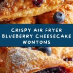 Air Fryer Blueberry Cheesecake Wontons Recipe