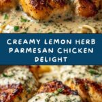 Creamy Lemon Herb Parmesan Chicken Recipe