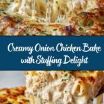 Creamy Onion Chicken Bake with Stuffing Recipe