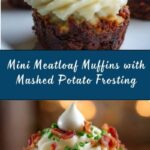 Mini Meatloaf Muffins with Mashed Potato Frosting Recipe