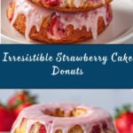 Strawberry Cake Donuts Recipe