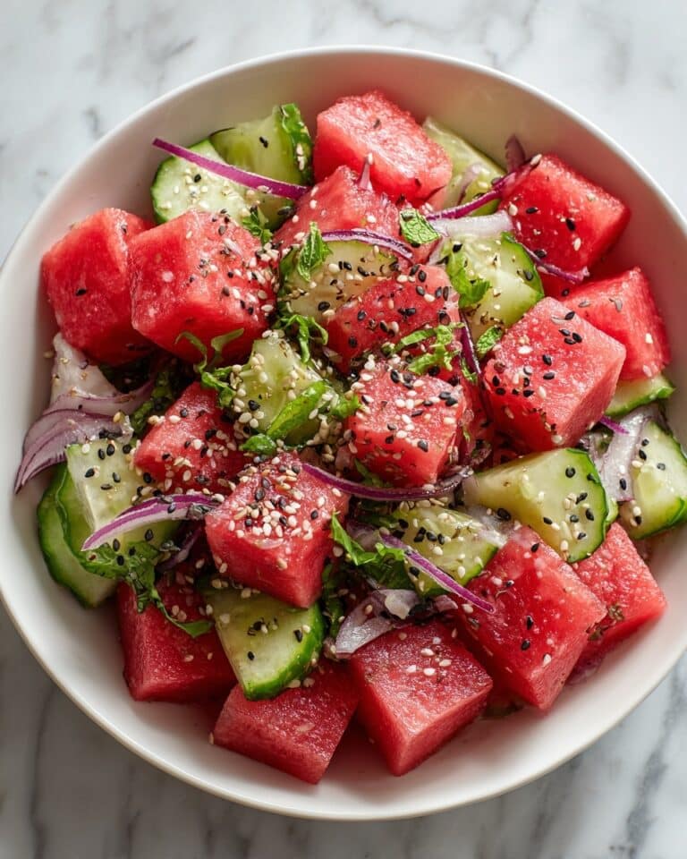 Watermelon Shiso Salad Recipe