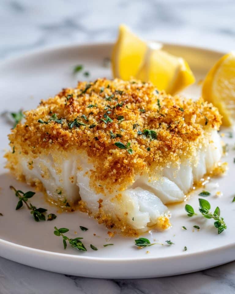 Panko Parmesan Baked Cod Recipe