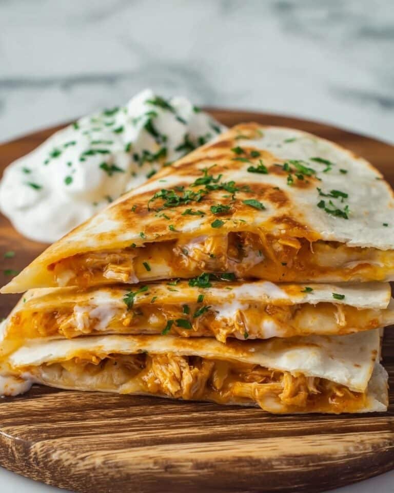 Buffalo Chicken Quesadillas Recipe