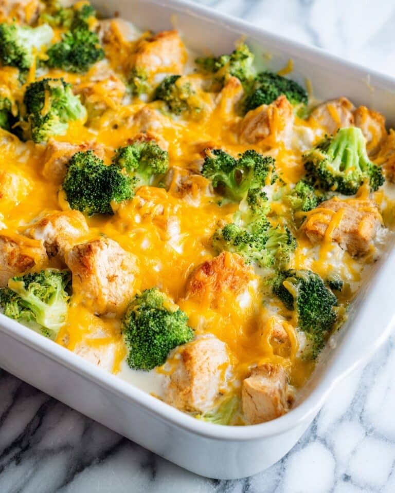 Chicken Broccoli Bake with Cheddar, Parmesan, and Ritz Crackers Recipe