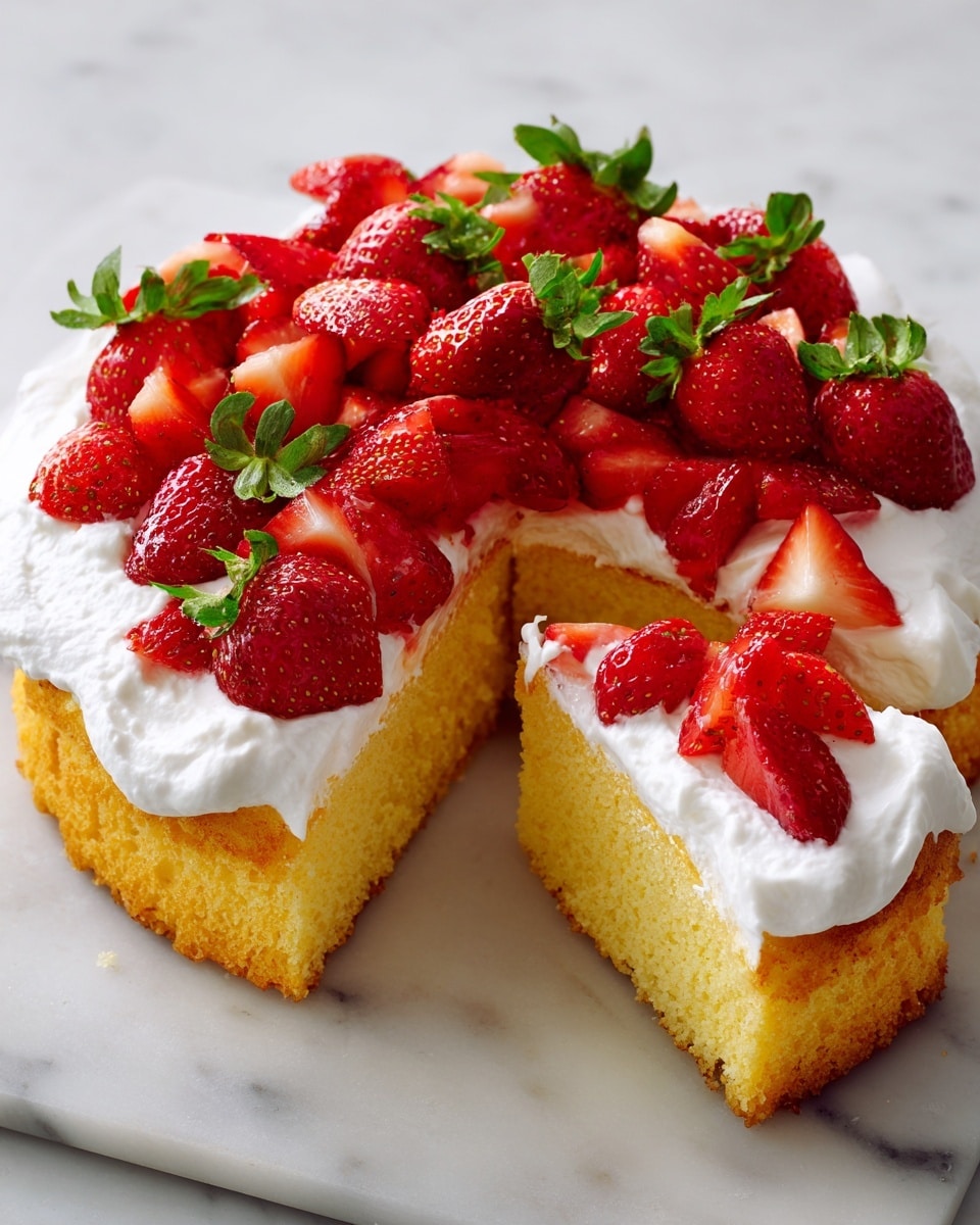 Lemon Cream Cheese Strawberry Pound Cake Recipe - Recipe Image