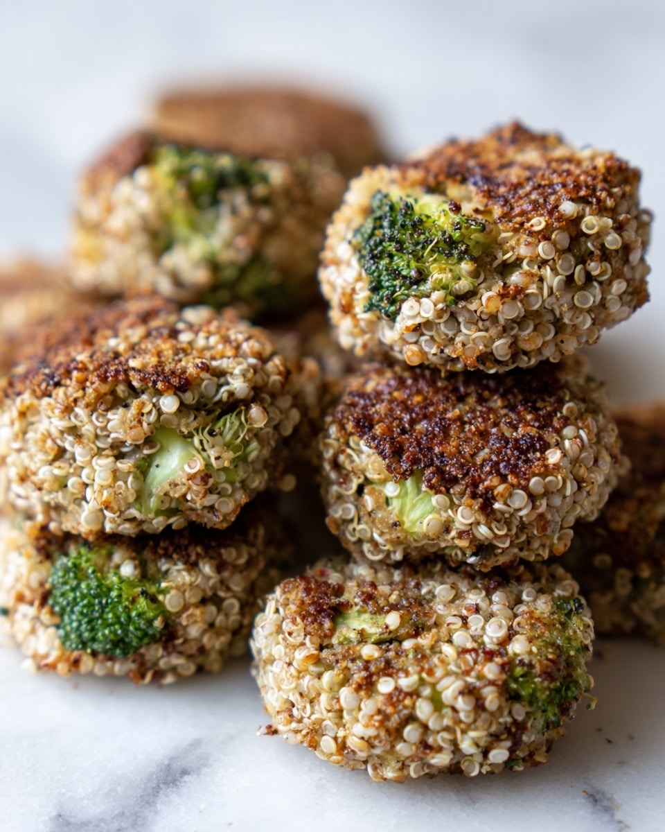 Broccoli Cheddar Quinoa Bites Recipe - Recipe Image