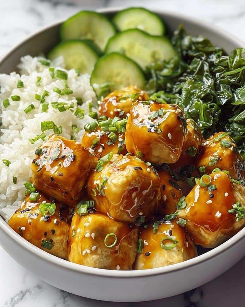 Honey Garlic Chicken Bowl Recipe