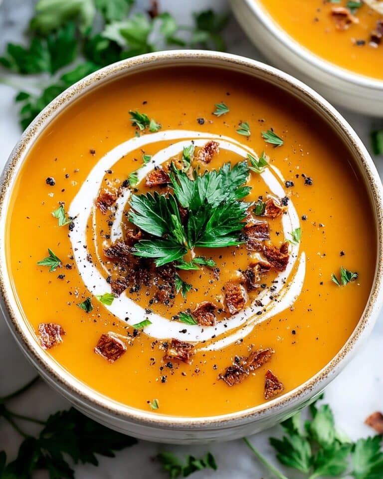Creamy Roasted Butternut Squash Soup with Coconut Milk and Spices Recipe