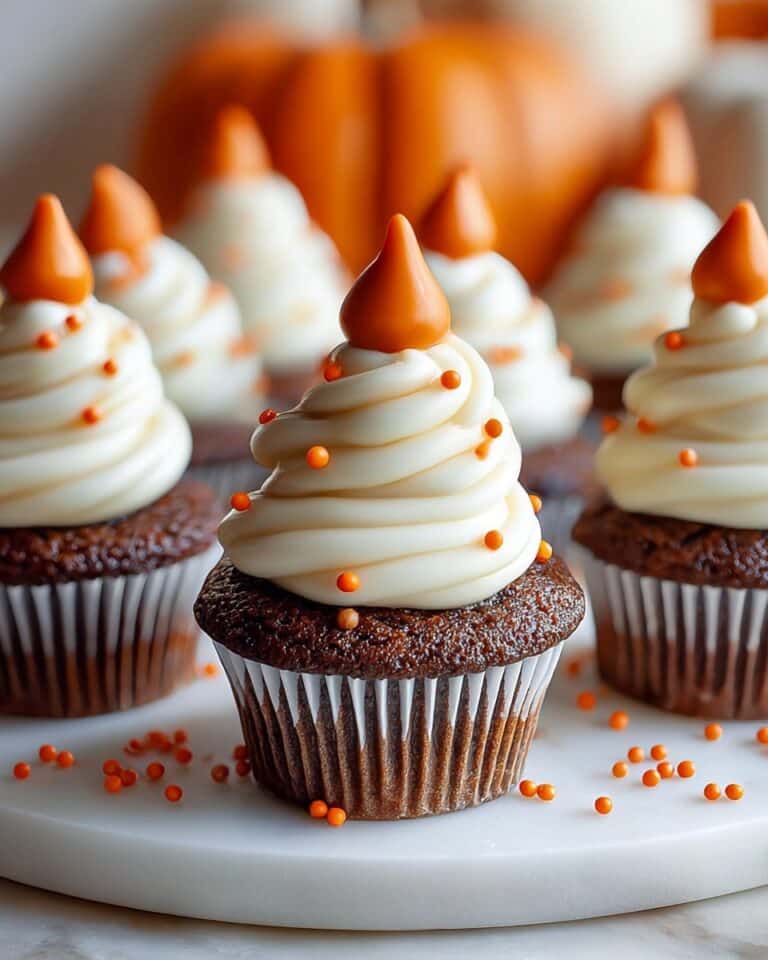 Pumpkin Cupcakes with Cream Cheese Frosting Recipe