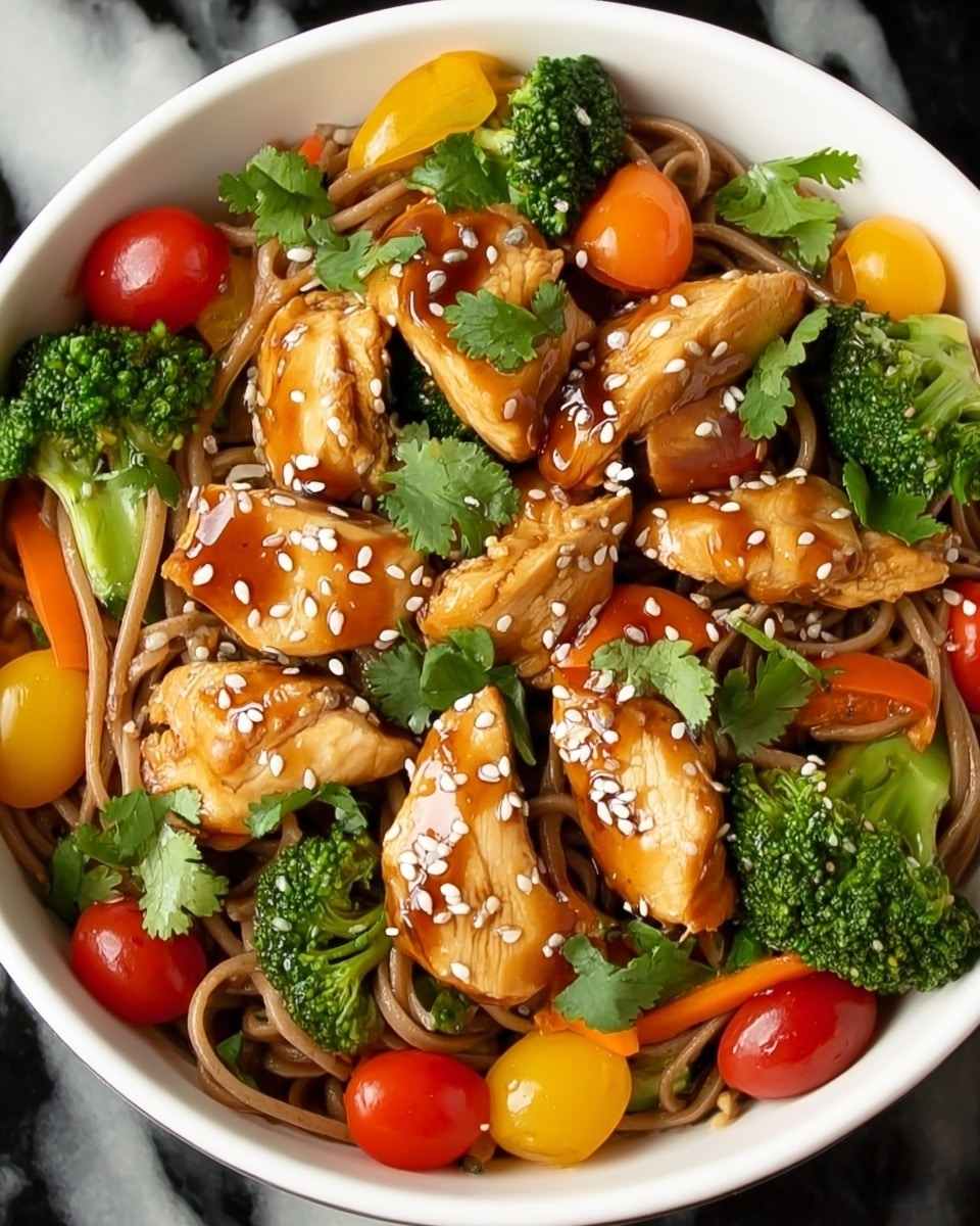 Chicken Stir Fry Noodles Recipe - Recipe Image