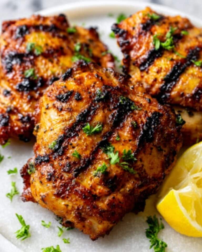 Juicy Grilled Chicken Thighs Recipe
