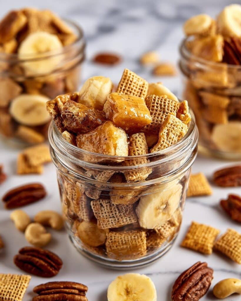 Banana Foster Chex Mix Recipe