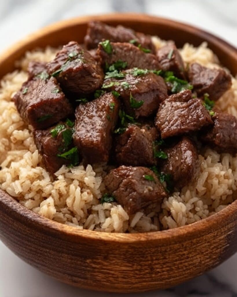 Beef Tips and Rice Recipe