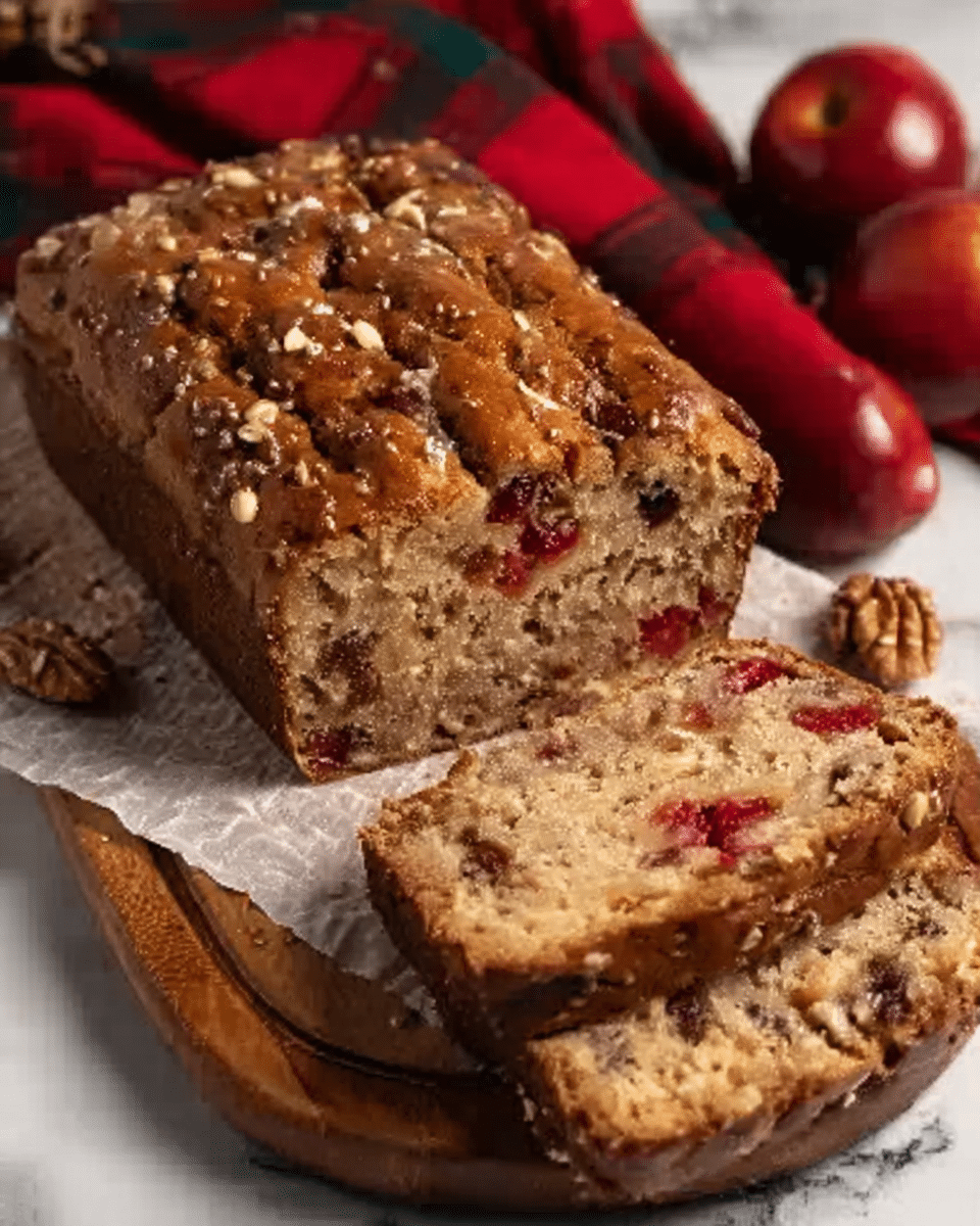 Easy Cranberry Banana Nut Bread Recipe - Recipe Image