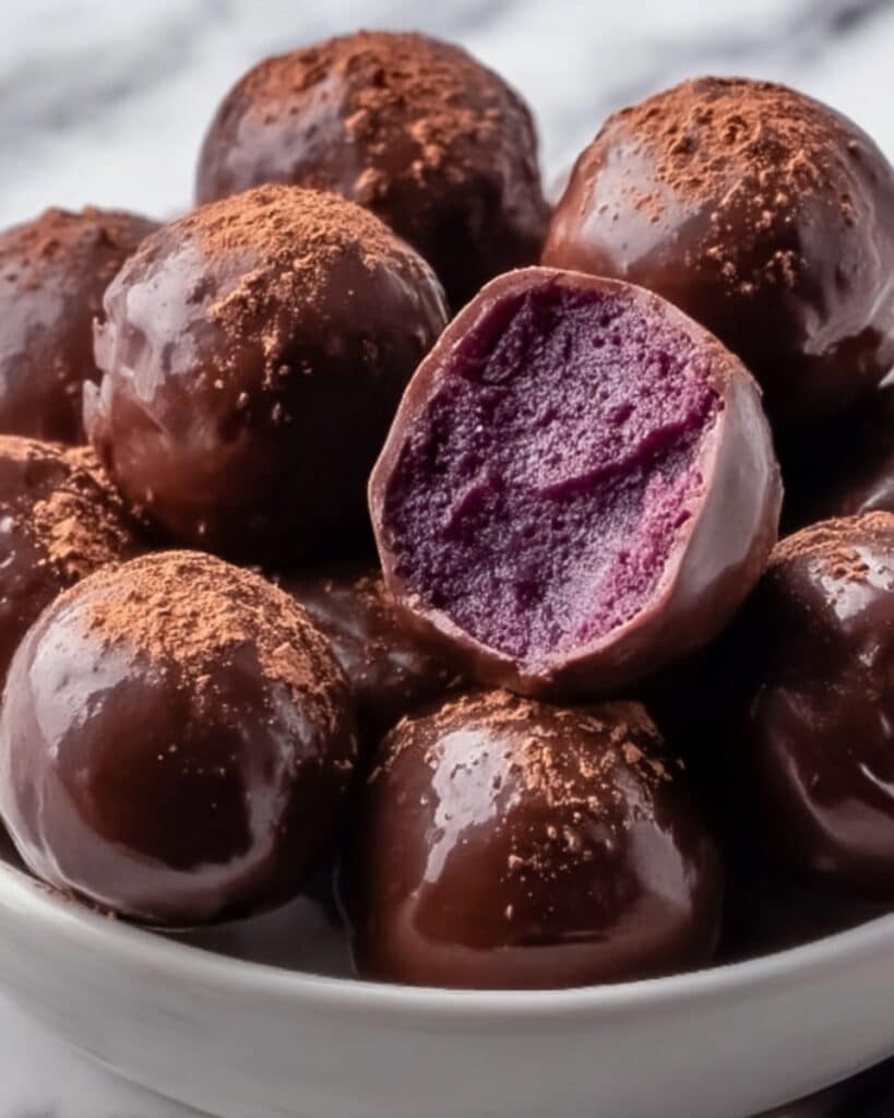 Fudgy Chocolate Beet Truffles Recipe