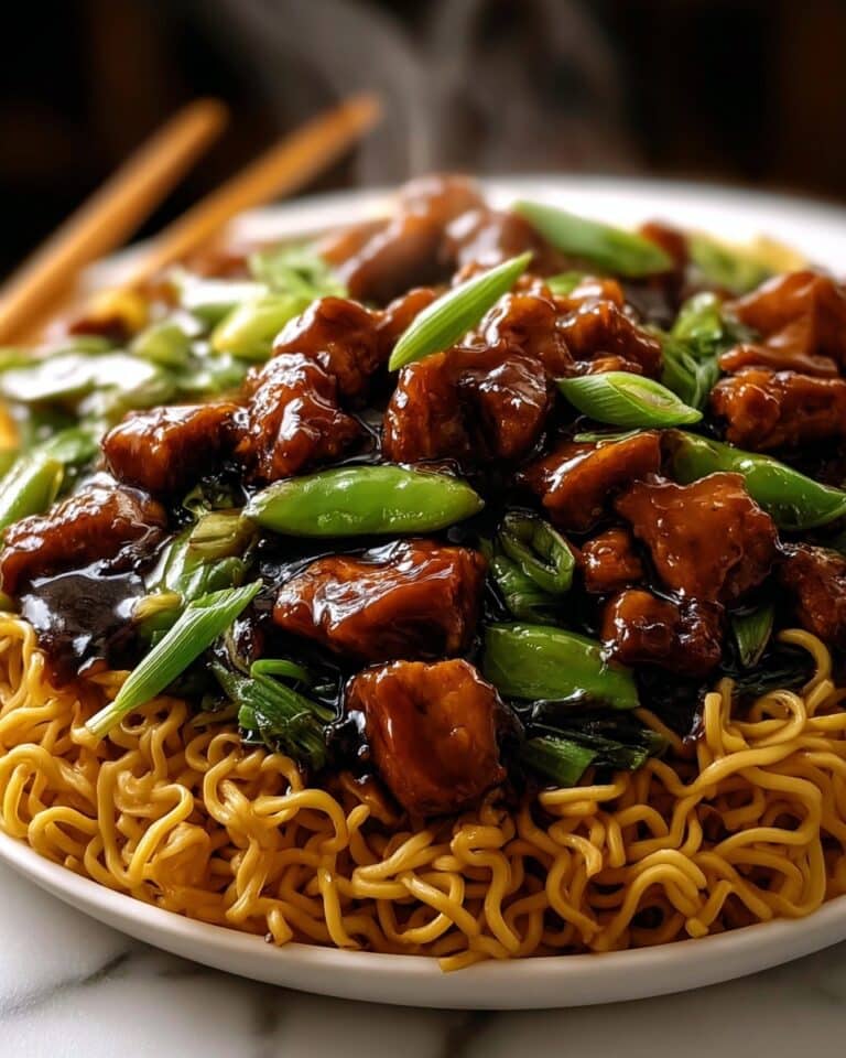 Garlic Chicken Lo Mein Recipe
