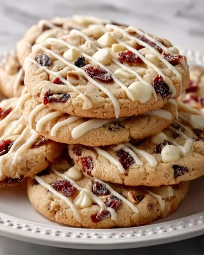 White Chocolate Cranberry Orange Cookies Recipe