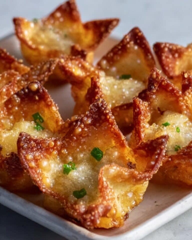 Baked Crab Rangoon Wontons Recipe