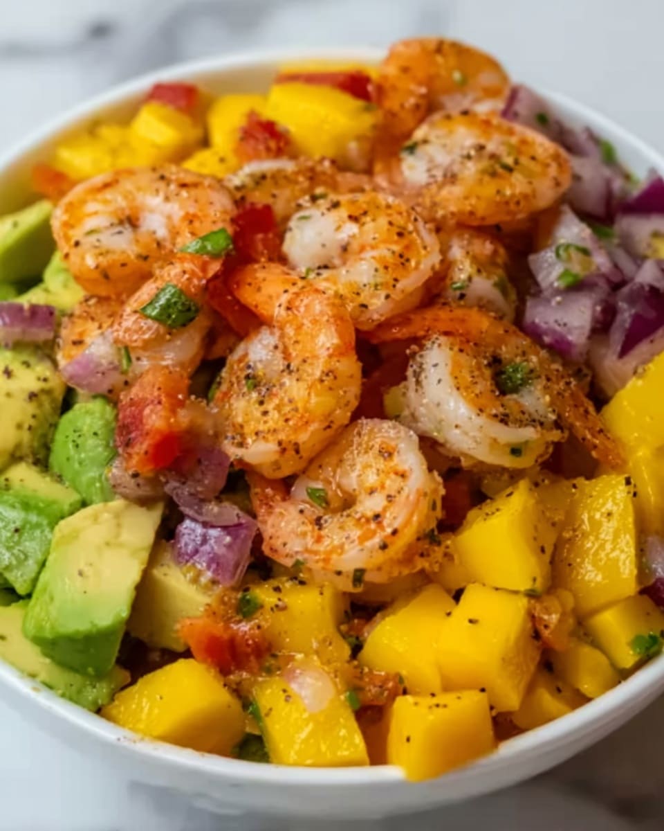 Mango Avocado Shrimp Salad Recipe - Recipe Image