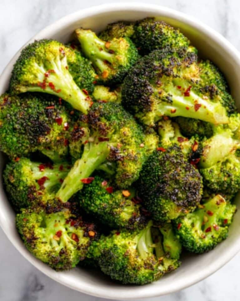 Spicy Roasted Broccoli Recipe
