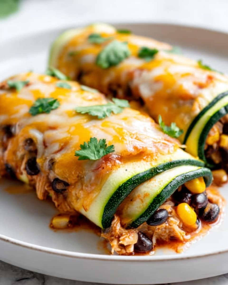 Zucchini Enchilada Roll-Ups Recipe - Recipe Image