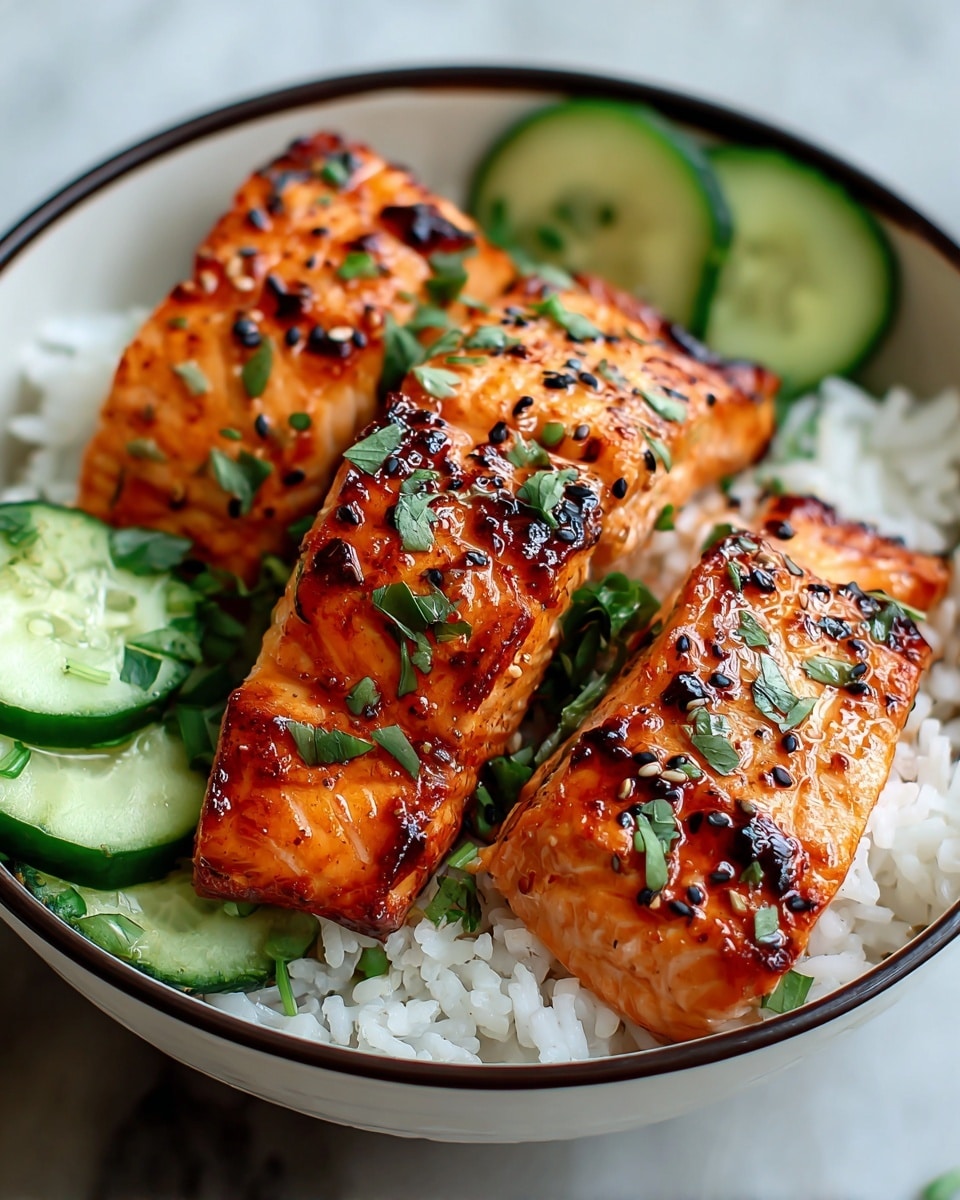 Sweet Chili Salmon Bowl Recipe - Recipe Image