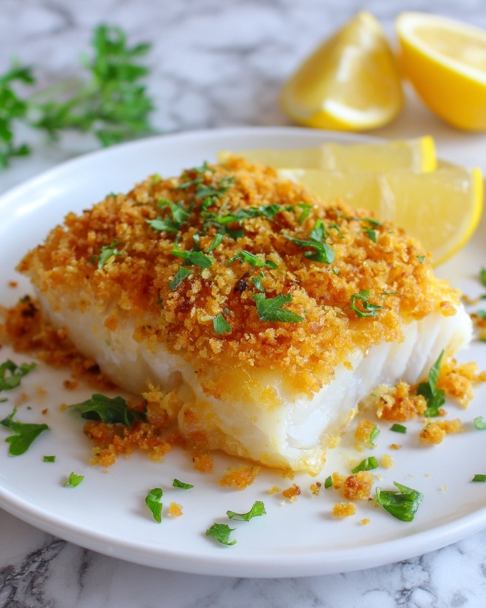 Panko Parmesan Baked Cod Recipe - Recipe Image