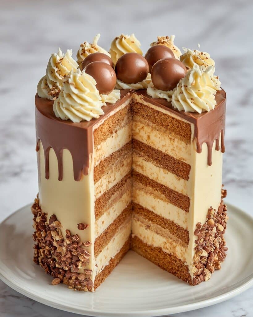 Ferrero Rocher Cake Recipe