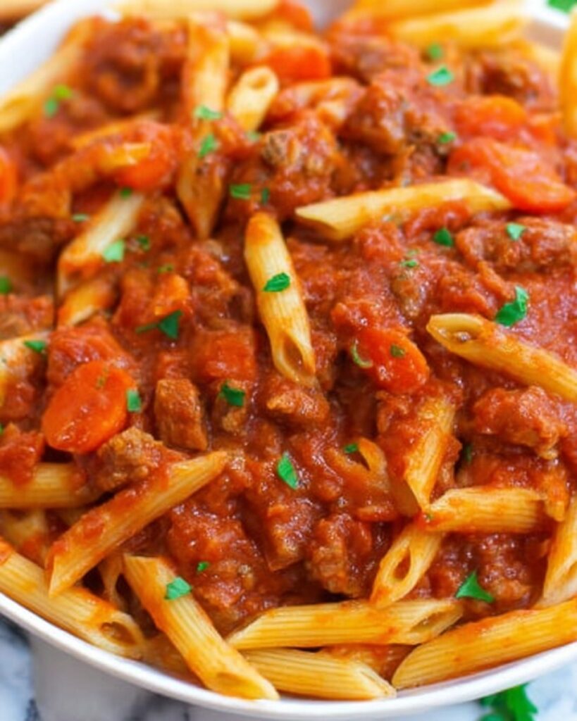 Sloppy Joe Pasta Recipe