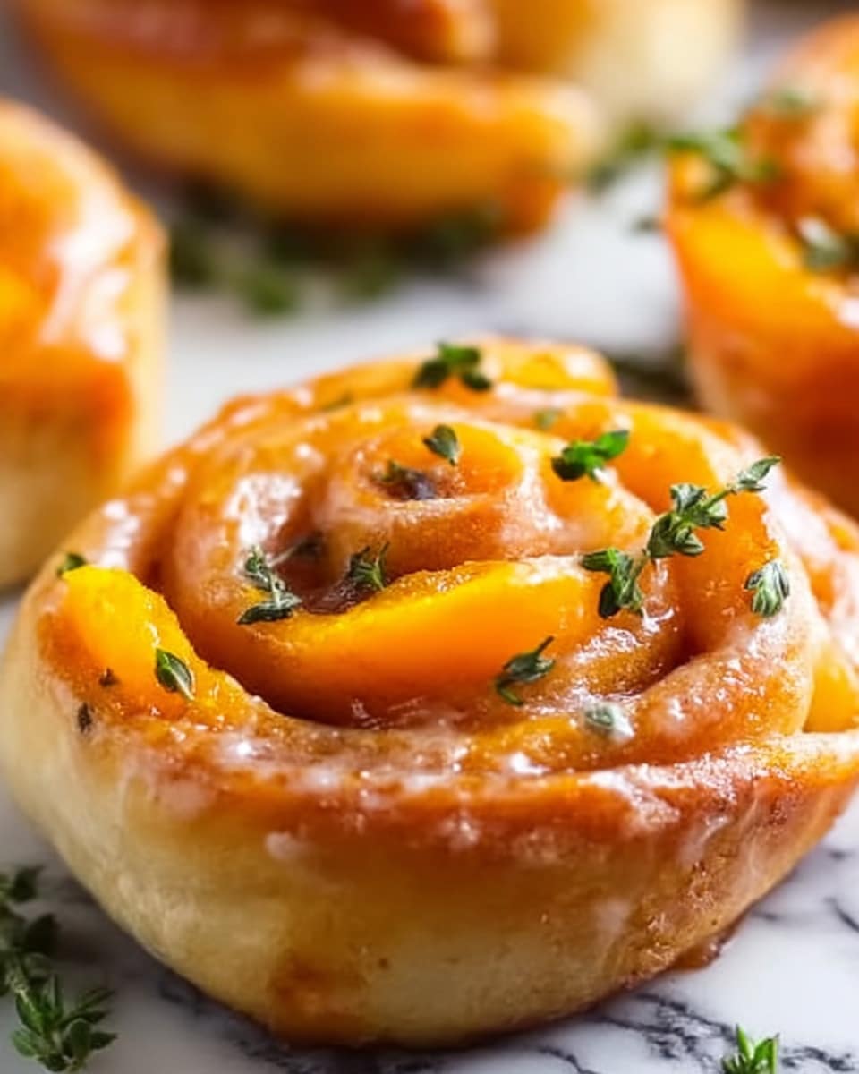 Peachy Cinnamon Rolls Recipe - Recipe Image