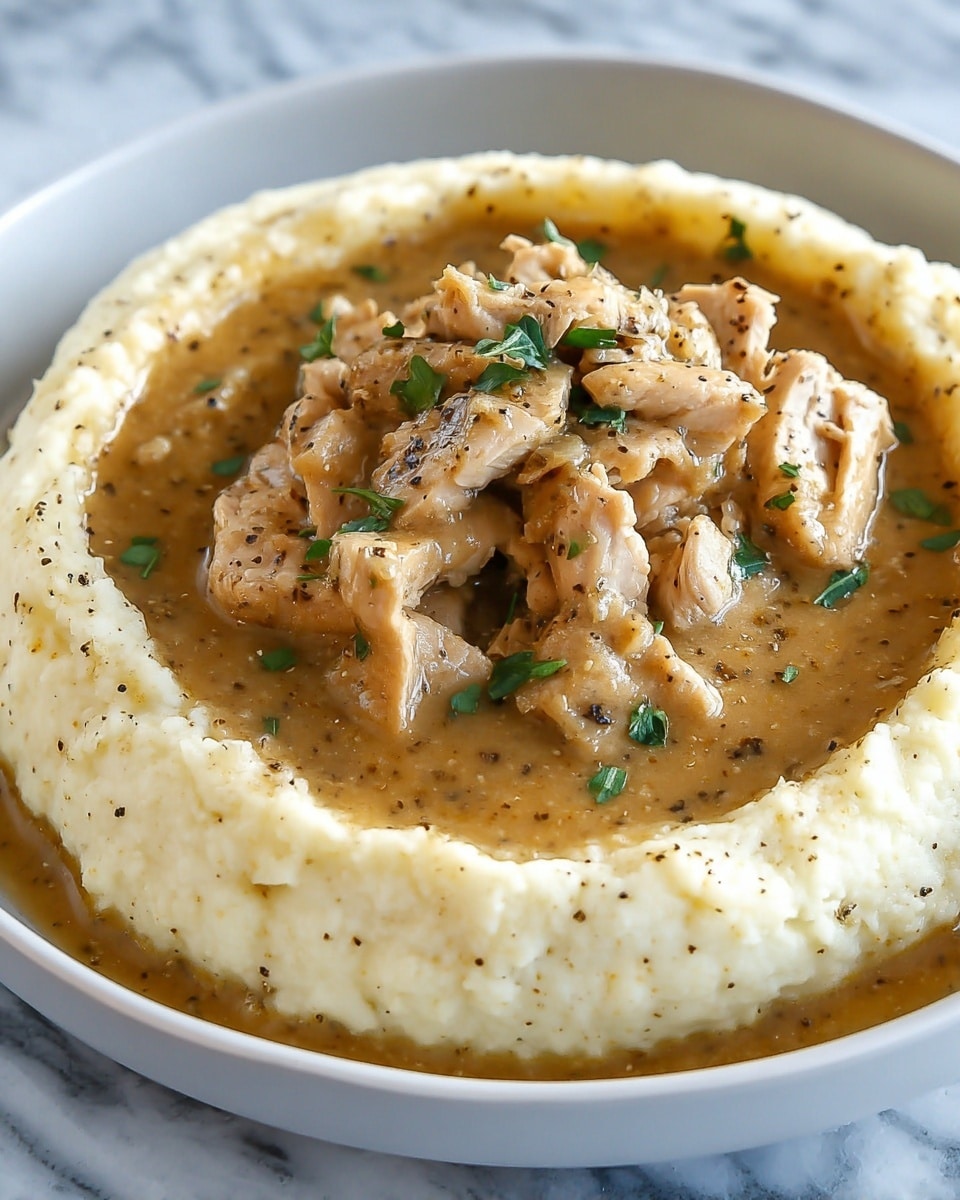 Homestyle Chicken and Gravy Recipe - Recipe Image