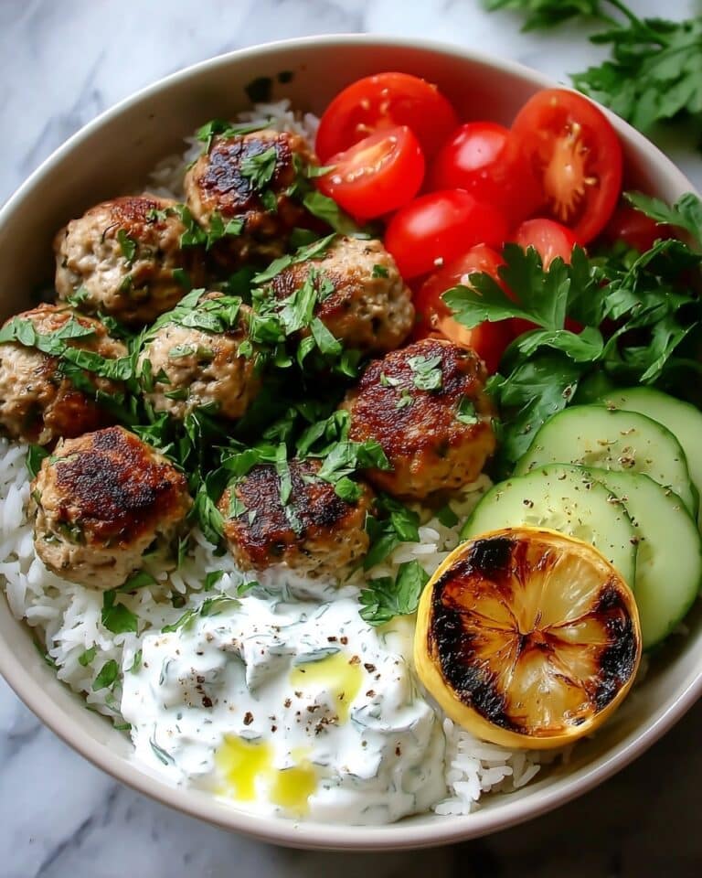 Greek Chicken Meatballs Recipe