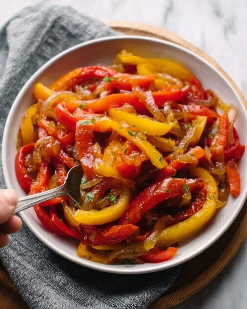 Peperonata – Italian Stewed Peppers Recipe