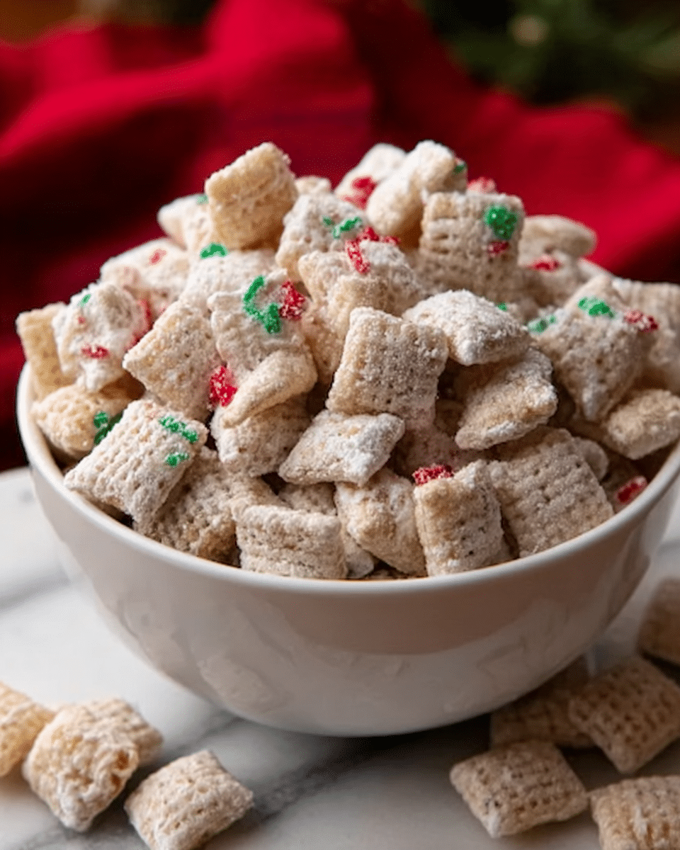 Reindeer Food (Christmas Puppy Chow) Recipe - Recipe Image